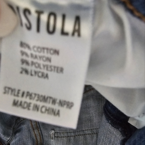 Pistola High Rise Crop Skinny with Frayed Hem - Picture 4 of 5